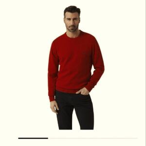 - Chaps Ralph Lauren maroon crew neck sweater NWOT